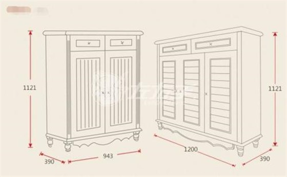 一般鞋柜尺寸是多少？鞋柜尺寸標(biāo)準(zhǔn)尺寸